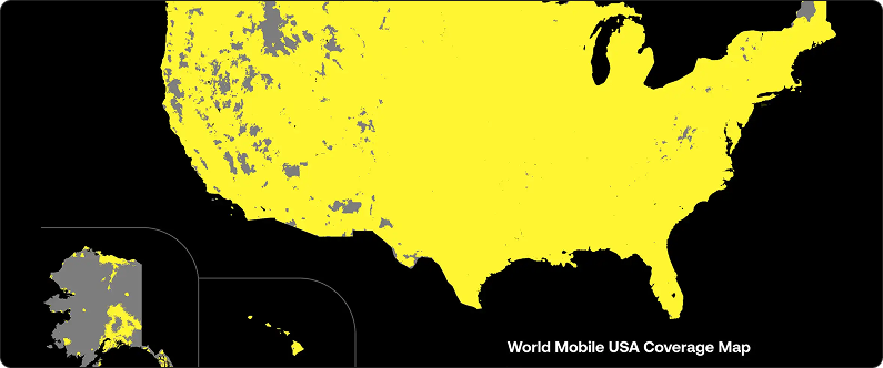 the world mobile usa coverage map